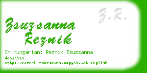 zsuzsanna reznik business card